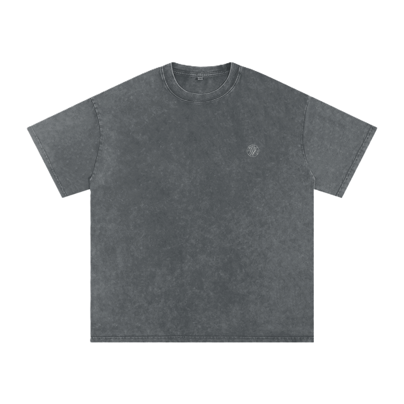 Plain snow washed Black oversize t-shirt Black