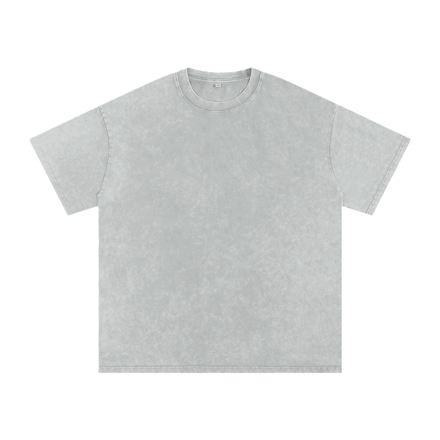 Plain snow washed Grey oversize t-shirt
