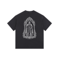 back of Black t-shirt representing Saint Louis
